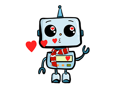 sticker robot 2