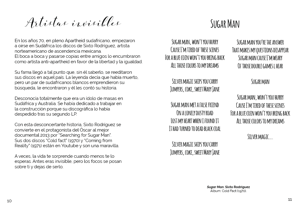 Fanzine INvisibles · página 6