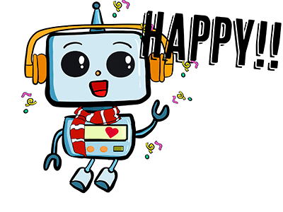 sticker robot 8